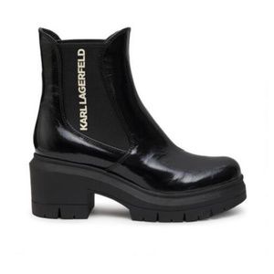 NewKarl Lagerfeld Patten Leather Boots with chunky heel Sz8